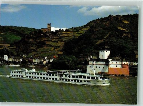 Kaub MS Poseidon vor Burg Pfalzgrafenstein Fotograf Rickassel