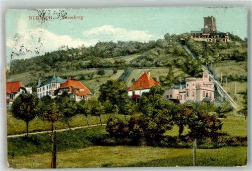 Durlach 1908 Der Turmberg