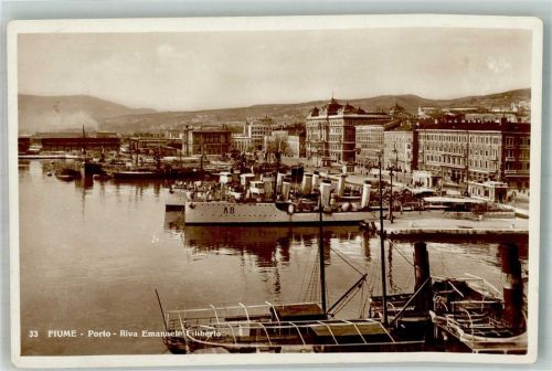 Rijeka Hafen Riva Emanuele Filiberto