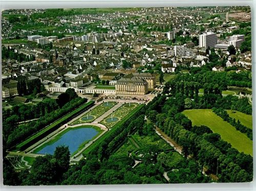 Brühl Luftaufnahme Teilansicht mit Schloß