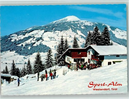 Westendorf Sport Skifahrer Alm