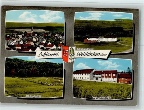 Weiskirchen Ortsansicht Schullandheim Minigolfplatz Jugendherberge