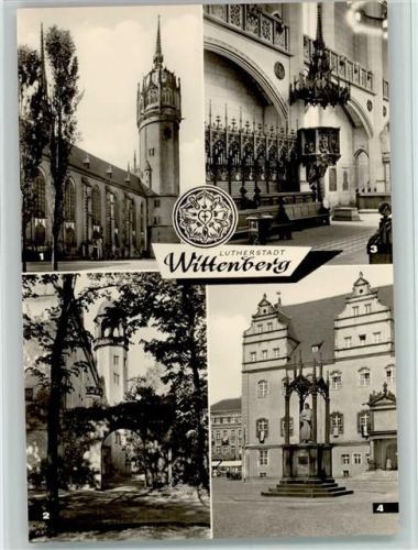 Lutherstadt Wittenberg Schloßkirche Lutherhaus Luther-Denkmal