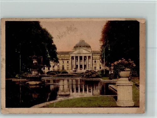 Wiesbaden Kurhaus mit Blumengarten