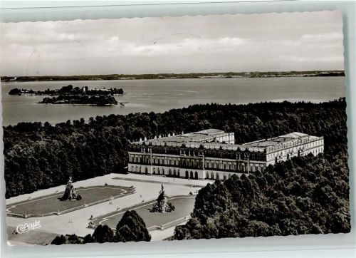 Herrenchiemsee Luftaufnahme Schloß Herrenchiemsee