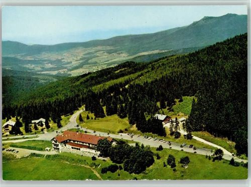 Bayerisch Eisenstein Luftaufnahme Sporthotel Brennes