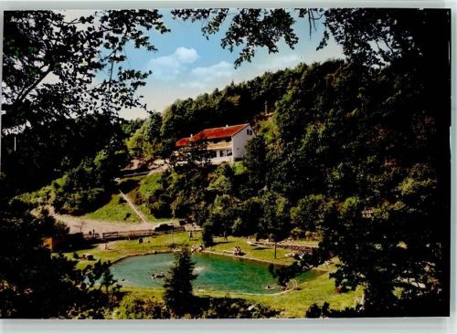 Deudesfeld Jagdhaus Kurley Schwimmteich