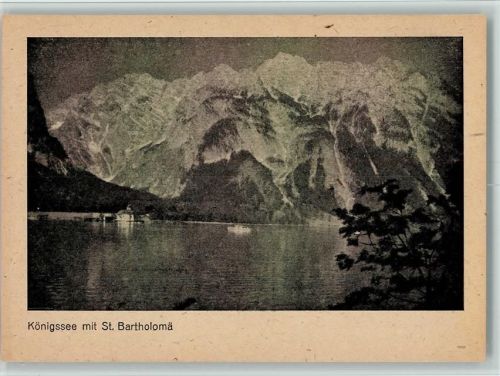 Berchtesgaden Königssee mit St. Bartholomä