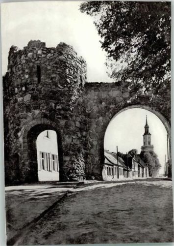 Templin Stadtmauer mit Wiekhaus