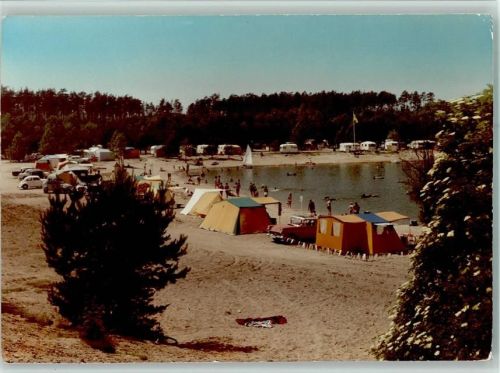 Garbsen Opel 1964 am Zeltplatz - kleiner Knick oben li. -