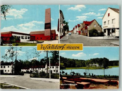 Walldorf Ev. Kirche Ludwigstraße Kiefernweg Bruchwiesen-Se