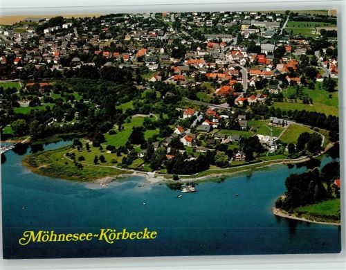 Körbecke Luftaufnahme Möhnesee