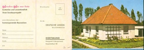 Dortmund Bausparkasse Dortmund, mit Kurzinfos, 2-fach Klappdrucksache
