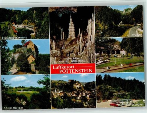 Pottenstein Felsenschwimmbad Schullandheim Teufelshöhle