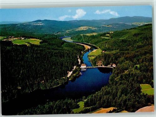Viechtach Naturpark Bayr. Wald Höllensteinsee und Kraftwerk Luftaufnahme AKU2