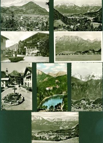 Oberaudorf Lot mit 9 AK, ca. 1956-1968, gute Erhaltung, teils gelaufen