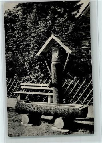 Hahnenklee-Bockswiese Glückauf-Brunnen am Hindenburgplatz