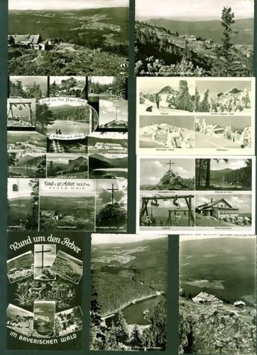 Grosser Arber mit Abersee Lot mit 23 AK, ca. 1952-1966: überwiegend gute Erhaltung, teils gelaufen