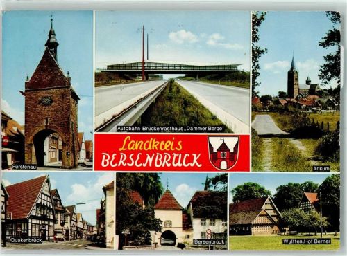 Bersenbrück Fürstenau Autobahn Brückenrasthaus Dammer Berge Ankum Quakenbrück Bersenbrück Wulften Hof Berner