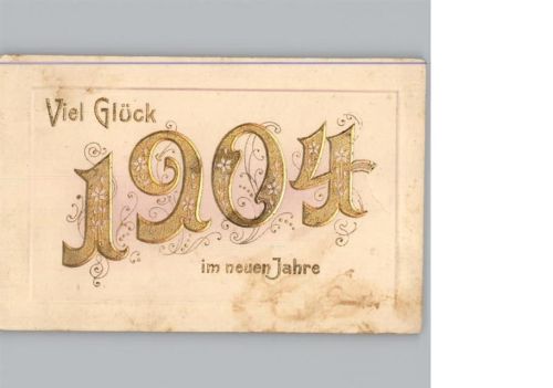 Neujahr 1904