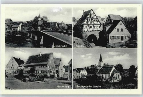 Pleinfeld Rezatbrücke , Markt