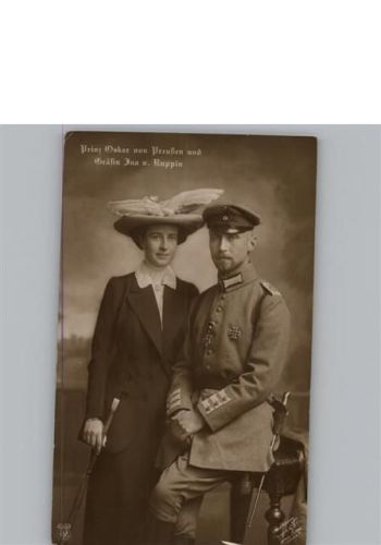 Foto-Karte Adel Prinz Oskar