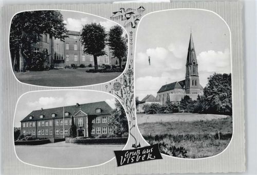 Visbek Kirche Feld Baum Haus