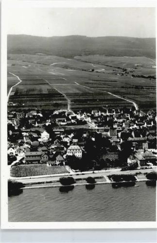 Oestrich-Winkel Foto-Karte, Fliegeraufnahme