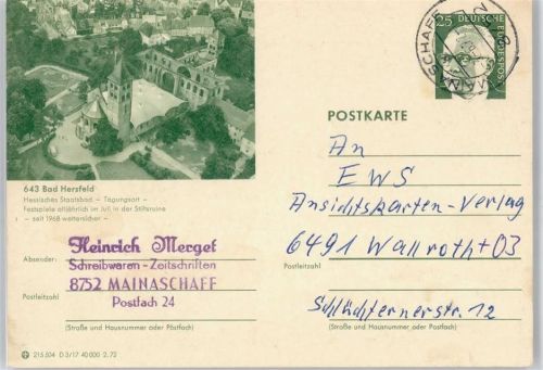 Bad Hersfeld Ganzsache