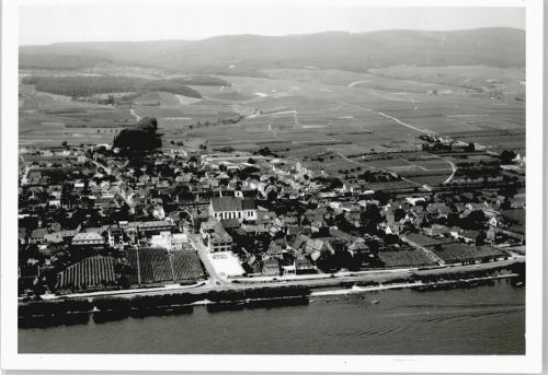 Oestrich-Winkel Foto-Karte, Fliegeraufnahme