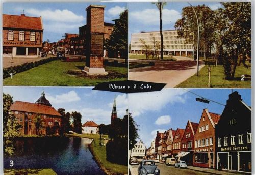 21423 W2090 Winsen (Luhe) - Denkmal Volksbank Auto Baum