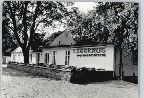 Wandlitz Hotel Gaststätte Seekrug Mauer Baum
