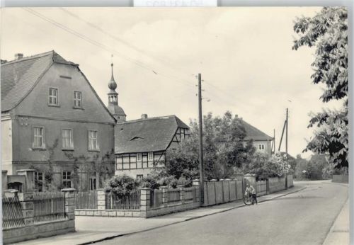 Machern Ernst-Thälmann-Straße Fahrrad Zaun Haus