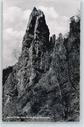 Breitnau Paulke-Felsen, Hirschsprung