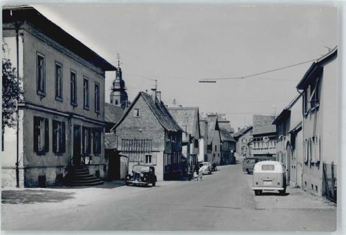 61191 W6365 Ober-Rosbach , Kr Friedberg, Hess - Foto Auto Fußgänger