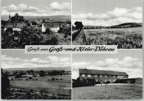 Groß Döhren Feld Gesamtansicht Haus Baum