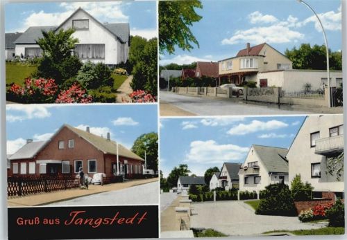 Tangstedt Haus Auto Blumen Baum Zaun Laterne
