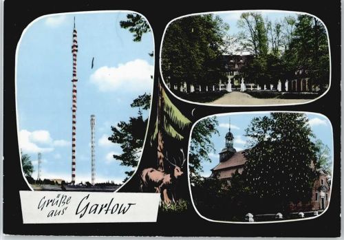 Gartow Hirsch Haus Baum Turm