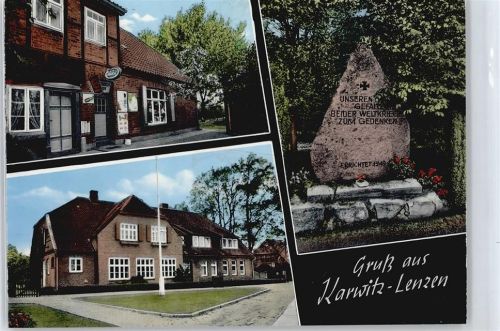 Karwitz Denkmal Blumen Haus Baum