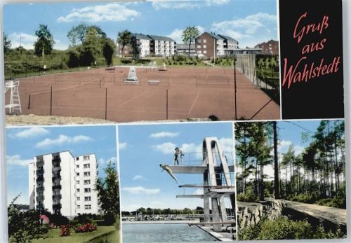 Wahlstedt Tennis Schwimmbad Sprungturm Baum Haus