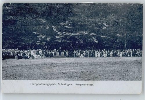 Münsingen Truppenübungsplatz, Feldgottesdienst