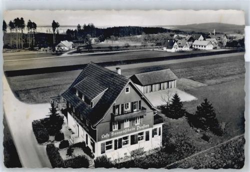 Herzogsweiler Café, Pension Sonnenschein, Landpoststempel