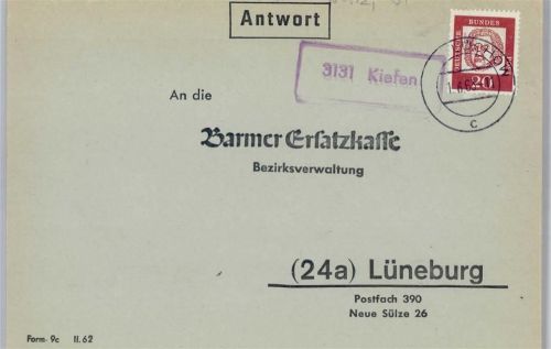 Kiefen Landpoststempel