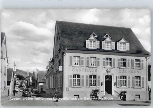Auggen Gasthaus zur Krone Auto