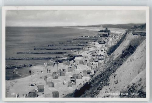 Seebad Horst Meer Strand Strandkörbe Strandleben