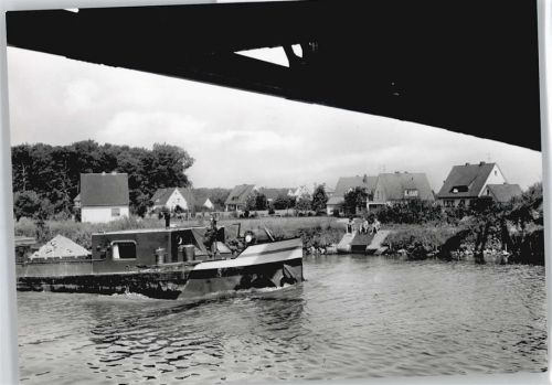 Brockhausen Gasthaus Tönsmeyer Fluss Schiff