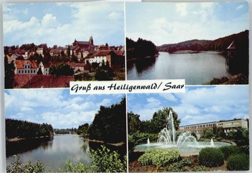 Heiligenwald Springbrunnen Panorama See