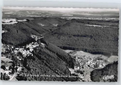 Zavelstein Fliegeraufnahme Panorama Wald Haus Tal