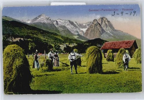 Garmisch-Partenkirchen Heuernte