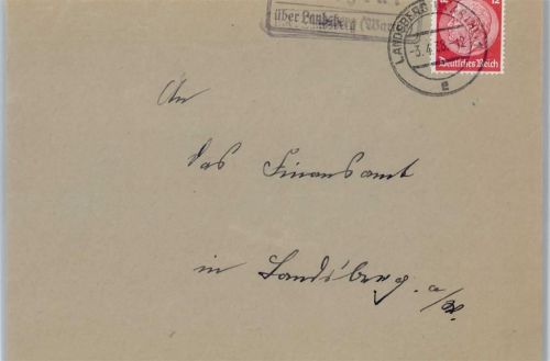 Landsberg a.d. Warthe Landpoststempel
